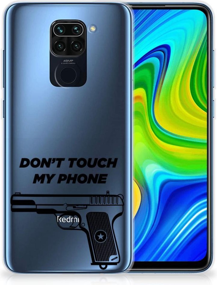 Xiaomi Redmi Note9 Silicone-hoesje Pistol DTMP