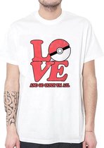 Pokemon Shirt - Love - Maat S