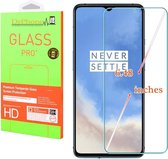 DrPhone Oneplus 7T Glas - Glazen Screen protector - Tempered Glass 2.5D 9H (0.26mm)