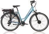 Buxxo Bikes E-TRACK  Elektrische fiets LADY’S  28 INCH  H51  7 SPEED SKY BLUE