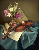 Diamond painting de luxe 40x50 cm - Gitaar vintage