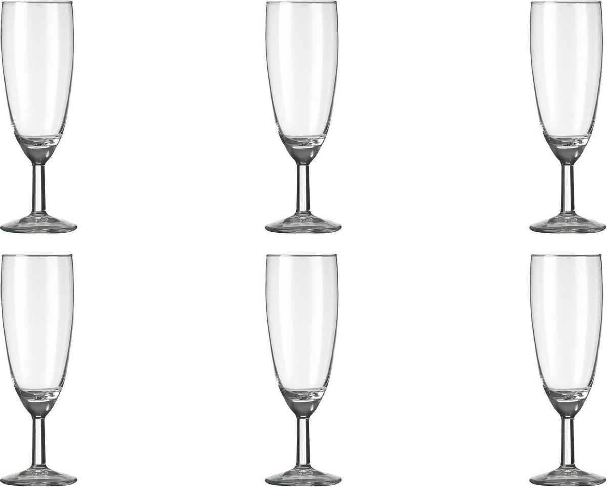 Nauwgezet klassiek Kabelbaan Royal Leerdam Gilde Champagneglas 15 cl - 6 stuks | bol.com