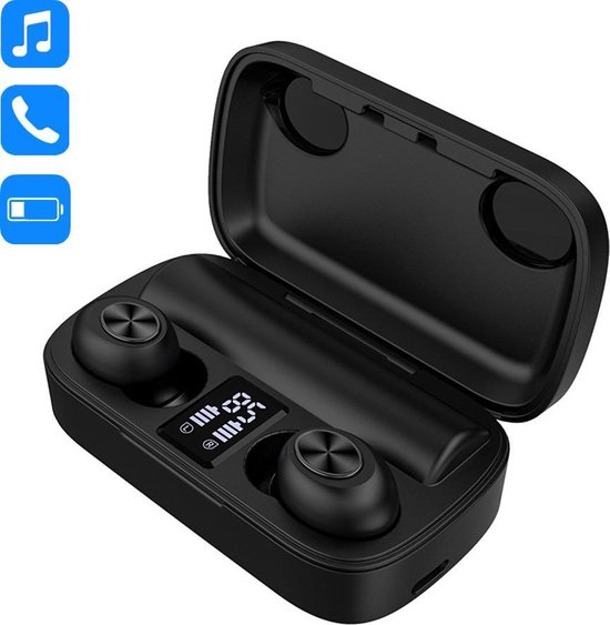 MG EarPods - Draadloze Oortjes - Draadloze Oordopjes - Bluetooth 5.0 Earbuds  + 1200Mah... | bol.com
