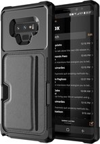 Samsung Galaxy Note 9 Backcover - Zwart - Pasjeshouder