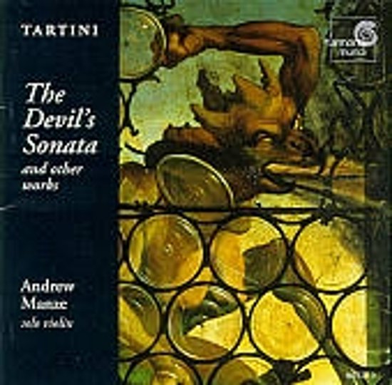 Albumhoes voor Tartini: The Devil's Sonata en andere werken met Andrew Manze.