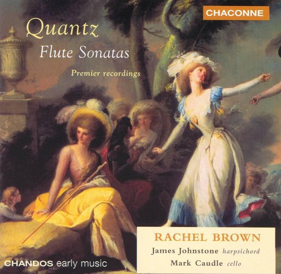 James Johnstone, Mark Caudle, Rachel Brown - Quantz: Flute Sonatas (CD) - James Johnstone, Mark Caudle, Rachel Brown