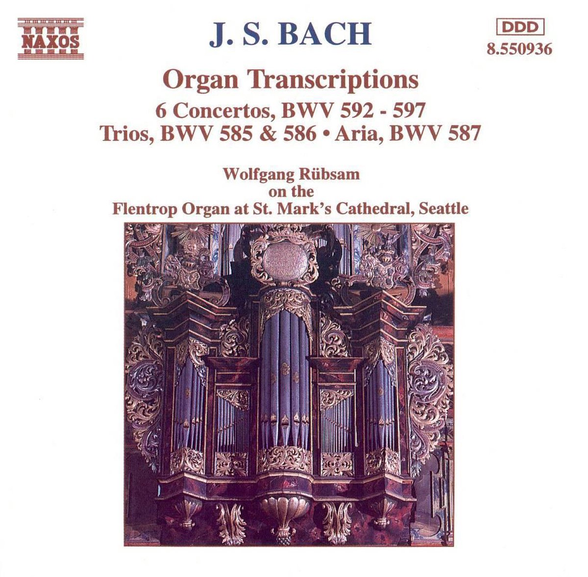Wolfgang Rübsam - J.S. Bach: Organ Transcriptions (CD)