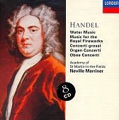 Handel: Water Music, Concerti Grossi / Marriner, St Martin Academy
