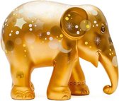 Sparkling Celebration Gold 20 cm Elephant parade Handgemaakt Olifantenstandbeeld
