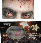 Halloween 2 stuks Bloody Eyes Zombie 1 Jaar Lenzen - Bloed Spetters Oog Zombie Lenzen