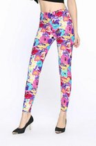 Bloemen Legging Dames - Maat S/M 'Brave'