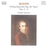 Haydn: String Quartets Op 20 "Sun" Nos 1-3