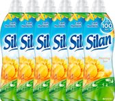 SILAN - Wasverzachter - Ochtendzon - 6 x 925 ML - Voordeelverpakking - 222 wasbeurten