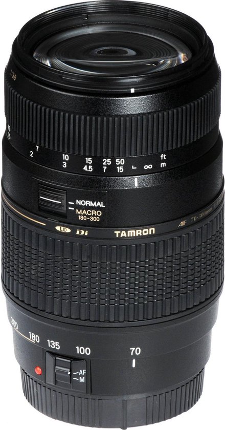 Tamron AF-D 70-300mm f/4.0-5.6 Di LD Nikon FX + UV-Filter 62mm + Elite Lenspen