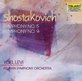 Shostakovich: Symphonies no 5 & 9 / Levi, Atlanta SO