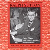 Ralph Sutton - Oh Baby / Solo Piano Recorded 1949 (CD)