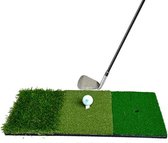 Firsttee LUXE Chippingmat - GRATIS rubberen tee - Golf accessoires - Oefenmat - Oefen Swing - Mat - Golfballen - Golfmat afslaan - Sport - Training - Afslagmat - Cadeau - Putting -