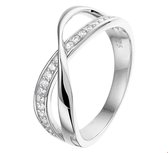 The Jewelry Collection Ring Zirkonia - Zilver
