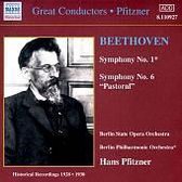 Great Conductors - Pfitzner - Beethoven: Symphonies 1 & 6