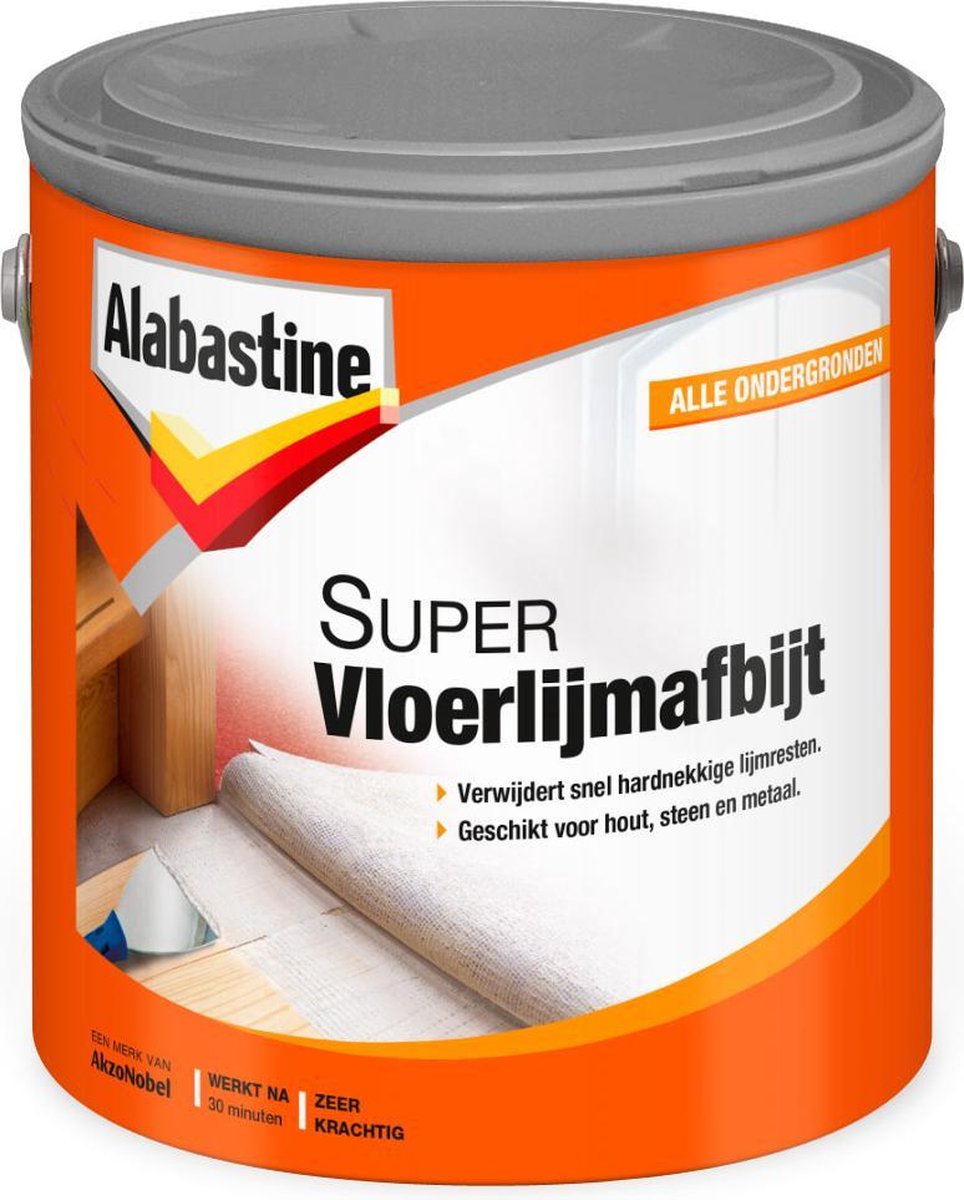 Alabastine Super Vloerlijmafbijt Hout -  2,5 liter - Alabastine