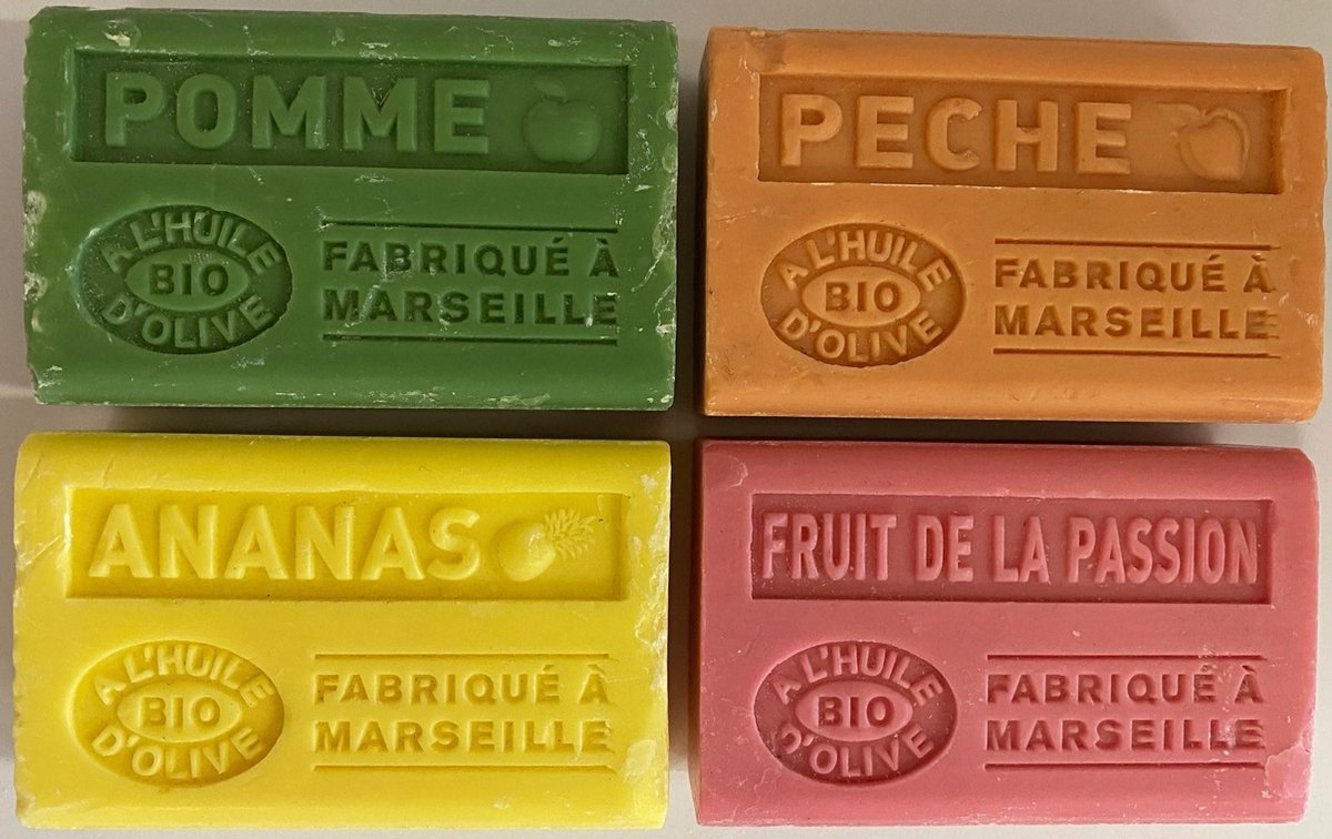 Goedkoopste Savon A L'Huile D'Olive set van natuurzepen 4 x 125 gr