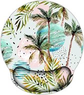 Moodadventures | Muismatten | Tropical Hawaii | Ergonomisch met Polssteun