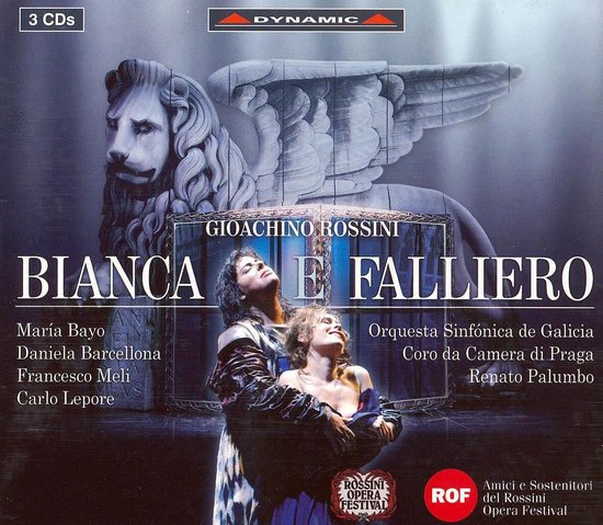 Bianca e Falliero, opera van Gioachino Rossini, met Maria Bayo en Daniela Barcellona, 3 CD's.