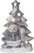 Sneeuwpop met boom - 23cm