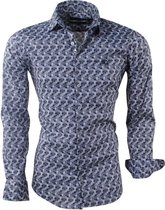 Ferlucci - Heren Overhemd met Trendy Design - Calabria - Grijs