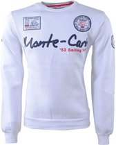 Geographical Norway - Heren Sweater - Monte Carlo - Ronde Hals - Folo - Wit