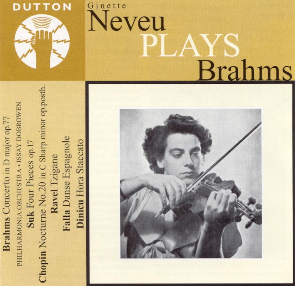 Ginette Neveu Plays Brahms