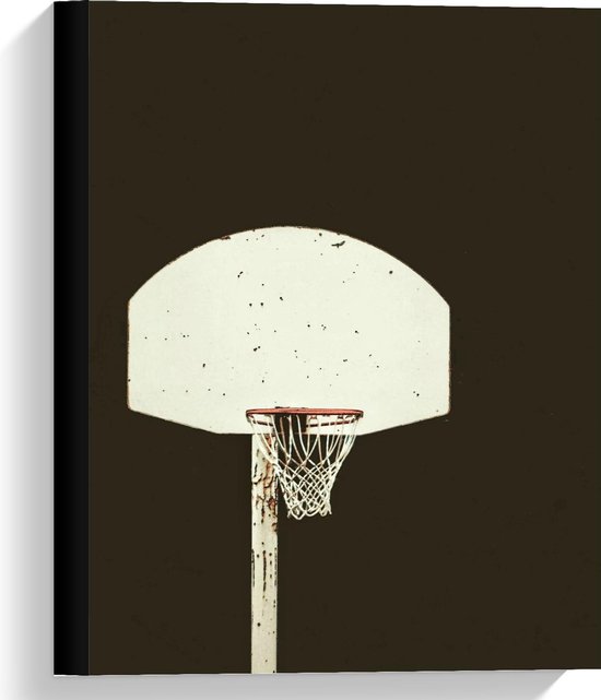 Canvas  - Basketbalpaal - 30x40cm Foto op Canvas Schilderij (Wanddecoratie op Canvas)