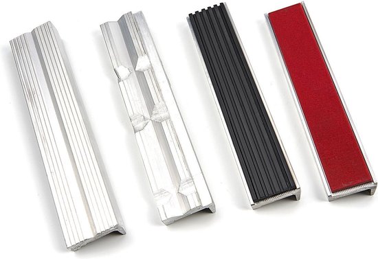Mâchoires De Protection GSR Pour Étau 125mm - Aluminium Avec Aimants - Prismes Pour Pièces Rondes