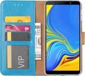 BixB Samsung Galaxy S10 Lite 2020 hoesje - bookcase turquoise + tempered glas screenprotector