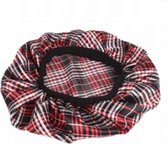 Luxe slaapmuts - Slaapmuts – 83 - Satijnen slaapmuts - Luxe sleep cap – Rood – Satin bonnet – Bonnet – Slaap cap – Nachtmuts – Satijn bonnet – Satijn - Haarverzorging