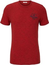 Tom Tailor Korte mouw T-shirt - 1022752 Oranje (Maat: L)