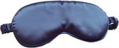 Zijden Slaapmasker Super Soft – Reismasker – Vliegtuig Masker inc Draagtasje – Blauw