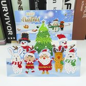 Diamond painting 3d kerstkaarten ( 2 stuks ) 3d3 -3d4