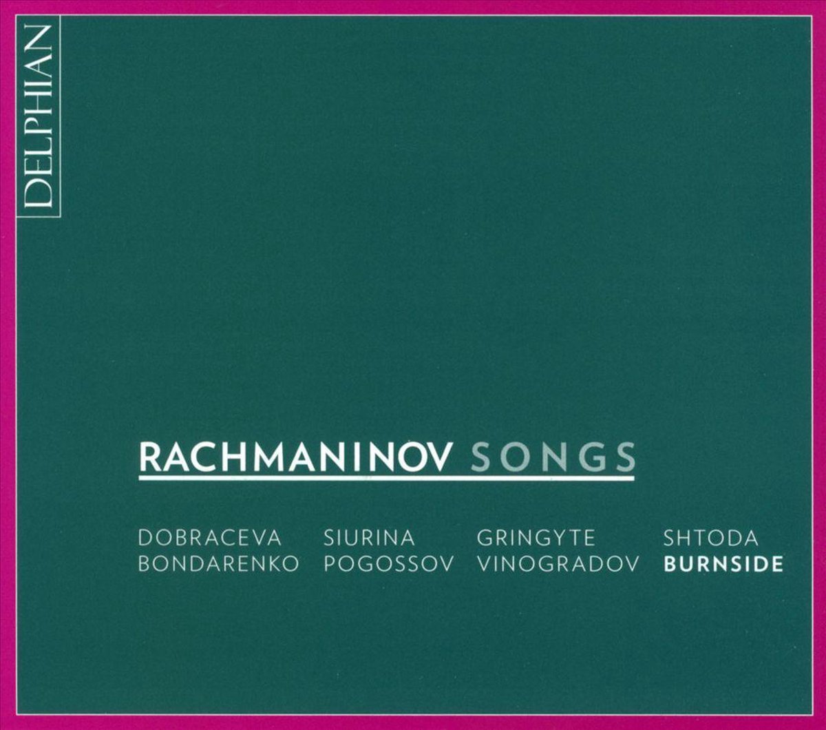 Rachmaninov: Songs