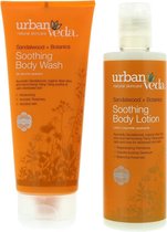Urban Veda Soothing Bath & Body - 2 Pieces Gift Set - Ayurveda - Natuurlijk - Verzorgend - Vegan - Dierproefvrij - Vrij van parabenen - Geschenkset - Cadeau