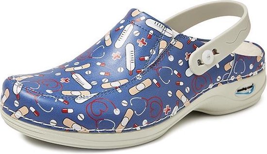 Clog Open Elastiek Ziekenhuis Blauw | Medische klompen | Speciaal voor