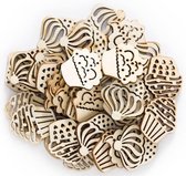 30 stuks houten cupcake vormen 30mm
