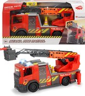Dickie Toys Scania Brandweerwagen - 35 cm - Licht & Geluid - Speelgoedvoertuig