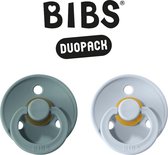 BIBS Fopspeen - Maat 2 (6-18 maanden) DUOPACK - Island Sea & Baby Blue - BIBS tutjes - BIBS sucettes