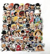 One Piece Stickers - 61 Stuks - Stickers Volwassenen - Stickers voor Kinderen - Laptop - Anime - Manga - Luffy - Roronoa Zoro - One Piece Anime