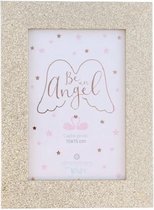 Set van 2x fotolijst | gouden rand | glitter afwerking | foto formaat 13x 18 cm |