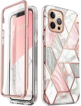 Supcase Apple iPhone 12 Pro Max Cosmo Hoesje - Marble Pink