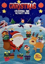 Kerst kleur- en activiteitenboek plus 50 stickers - Christmas Colouring and Activity Book plus 50 stickers