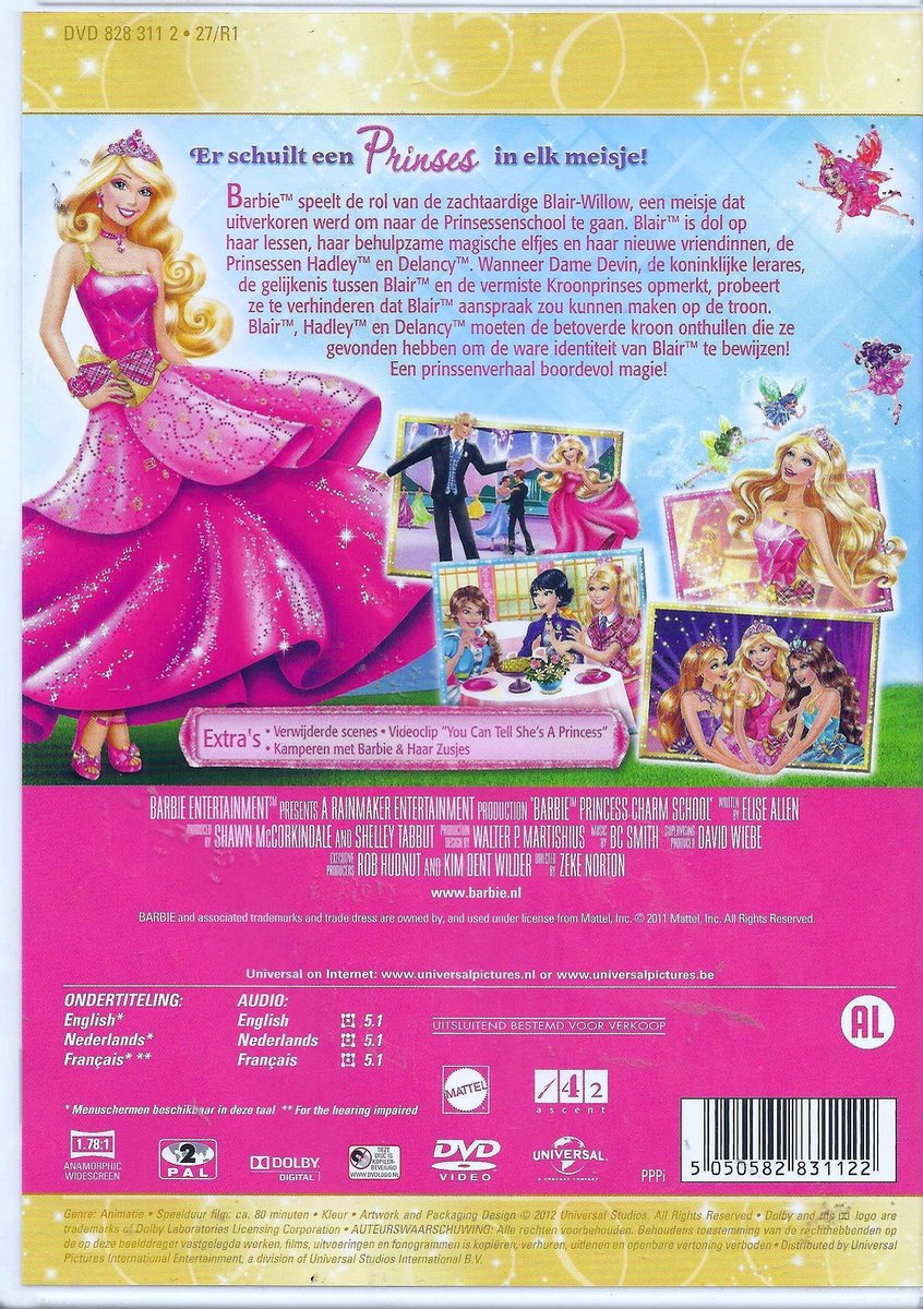 Barbie - De Prinsessenschool (Dvd) | Dvd's | bol.com