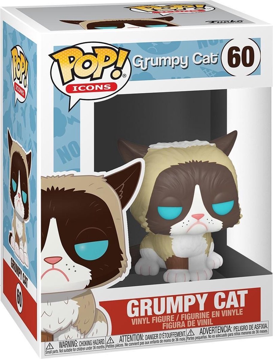 Springen Kloppen sigaret Pop! Icons: Grumpy Cat FUNKO | Games | bol.com